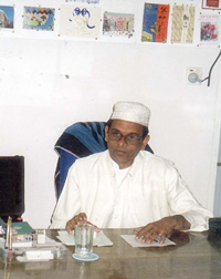 Inam Hasan Gudri Shah at School Office